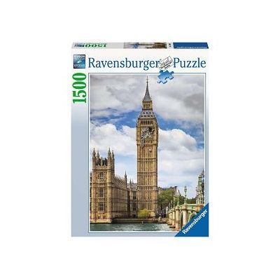 Puzzle 1500 p - Drôle de chat sur Big Ben -